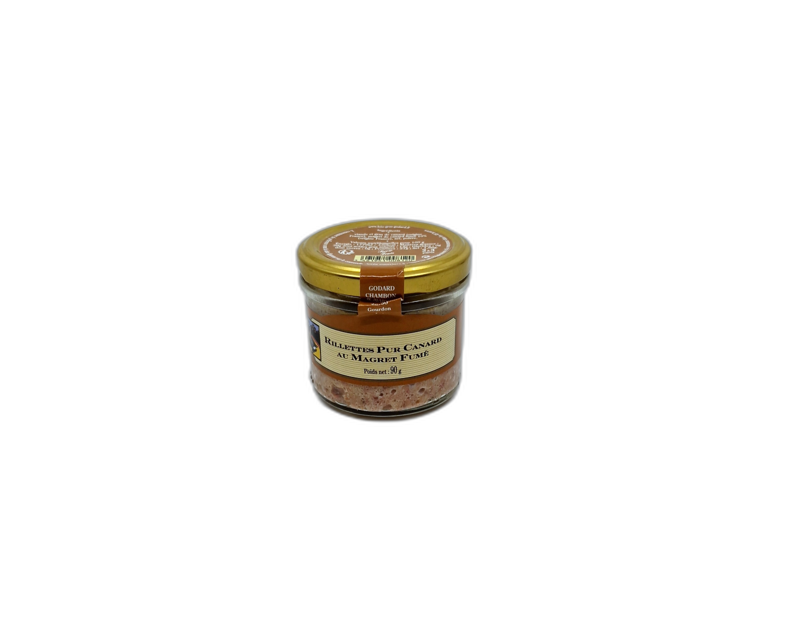 Kachní rillettes se zauzenými kachními prsíčky GODARD 90g